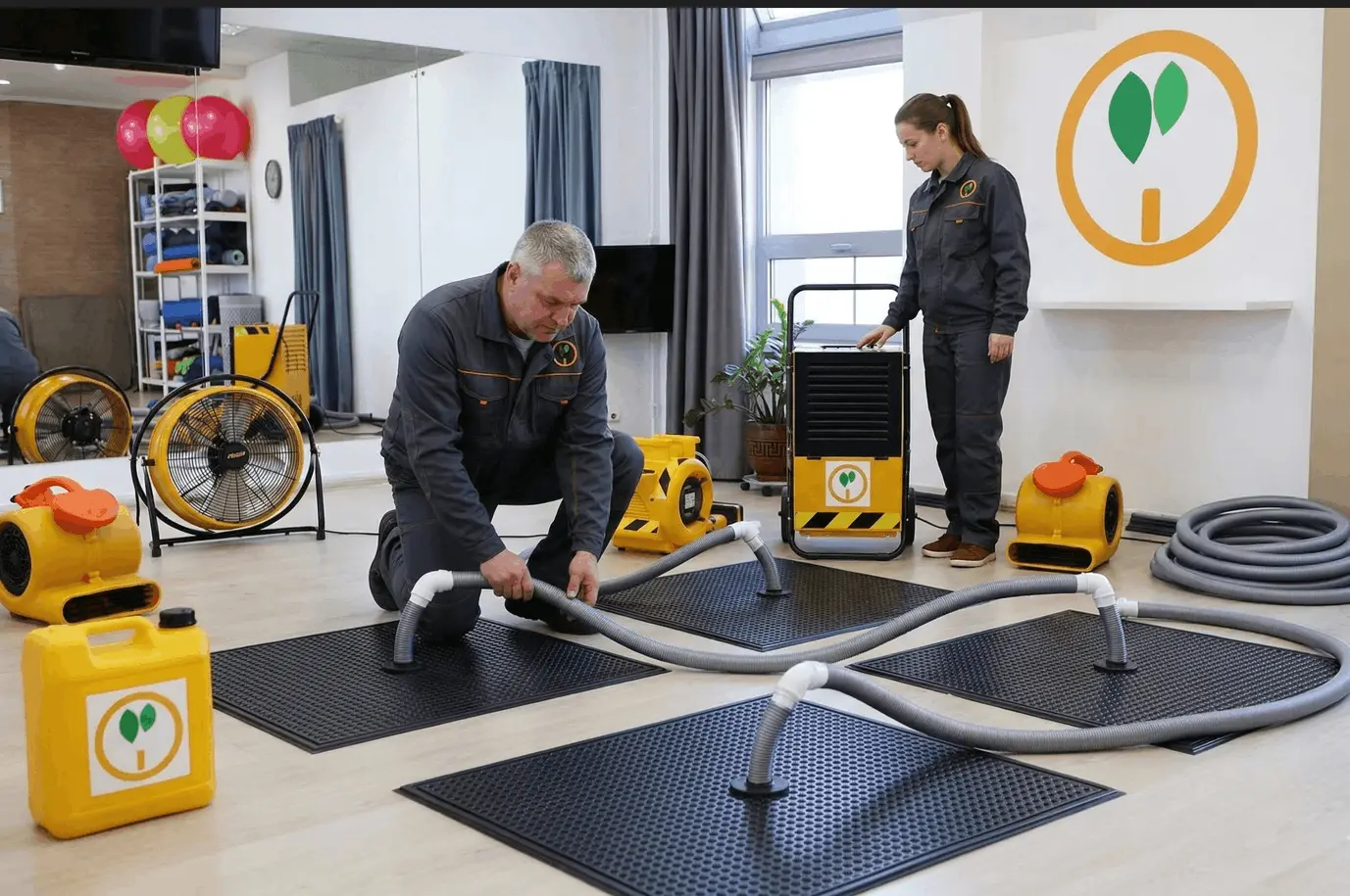Просушка ламината и паркета - фото 1 — Результат обработки